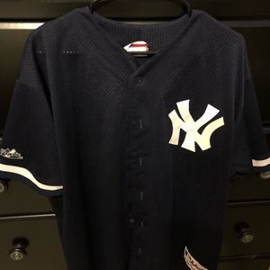 VINTAGE YANKEES JERSEY BLANK XL